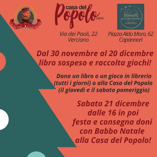 Festa con Babbo Natale alla Casa del Popolo