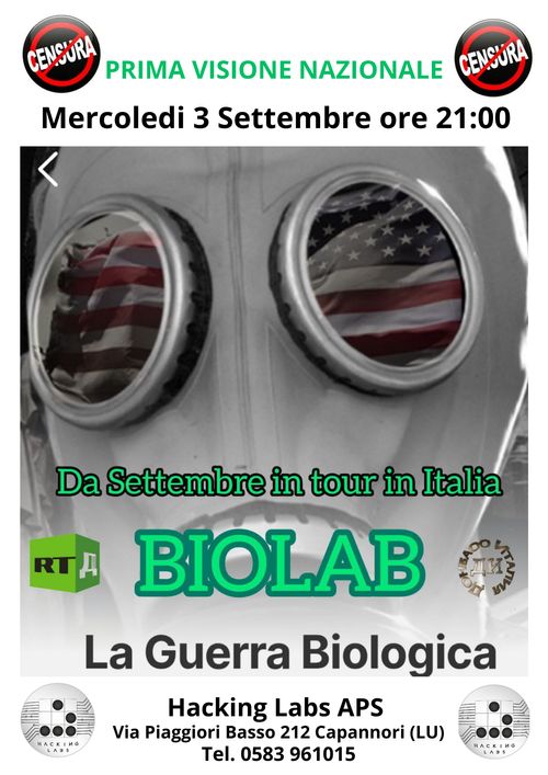 Proiezione documentario BIOLAB