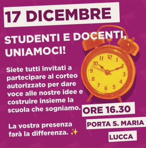 Studenti e docenti uniamoci